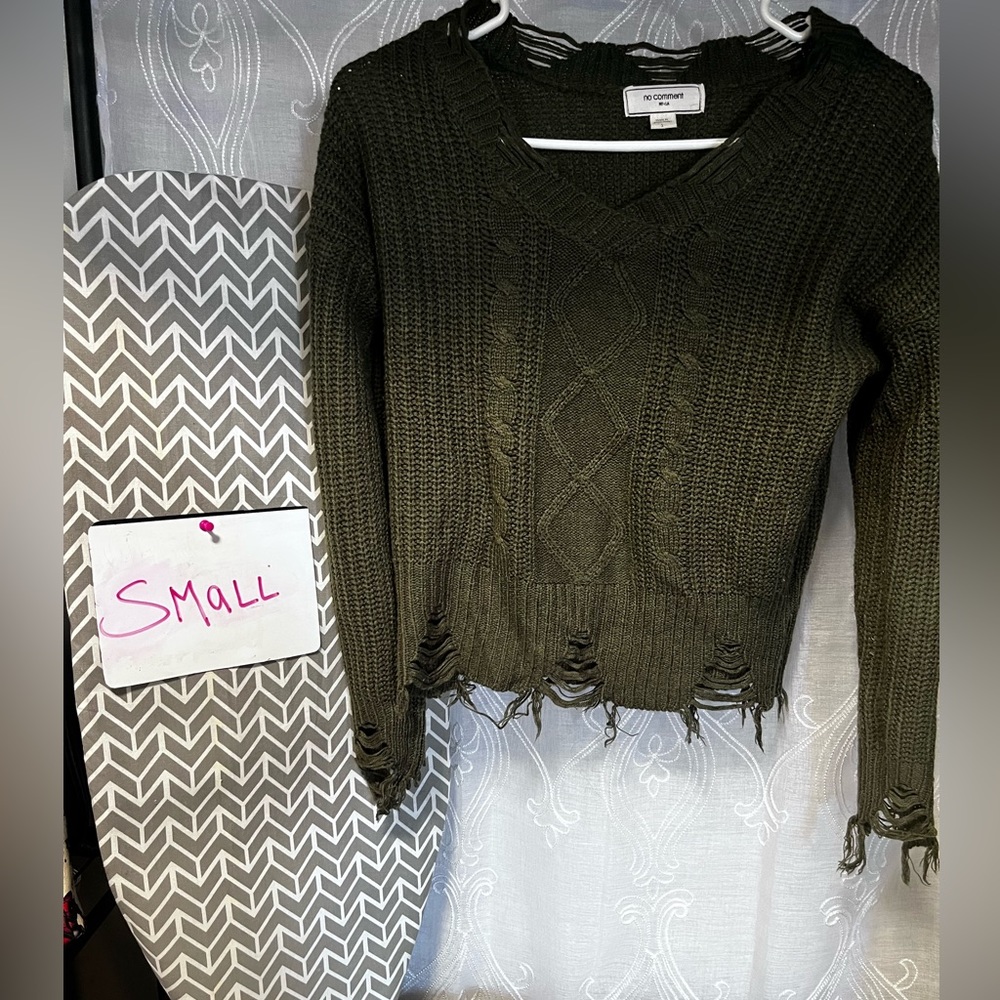 Green sweater